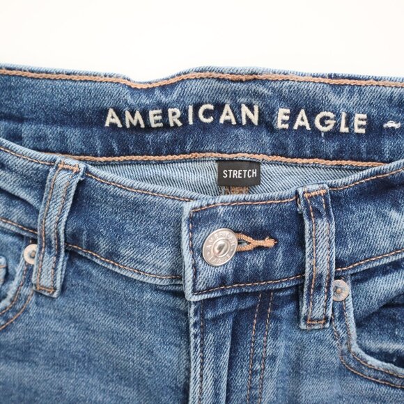 American Eagle 90s Bootcut Raw Hem Jeans | 4S - Picture 3 of 7
